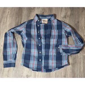 Hollister‎ Mens Plaid Long Sleeve Button Down Casual Shirt Small